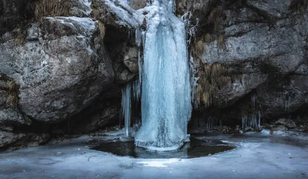 Photo of Frozen Waterfall
