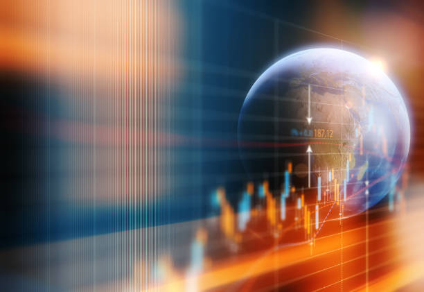 istock Financial and Technical Data Analysis Graph Showing Global Market Trends 891625092