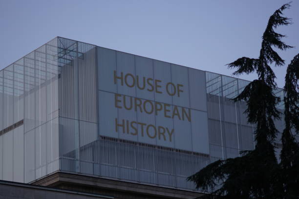 house of european history museum in brussels, belgium - eastman kodak company imagens e fotografias de stock