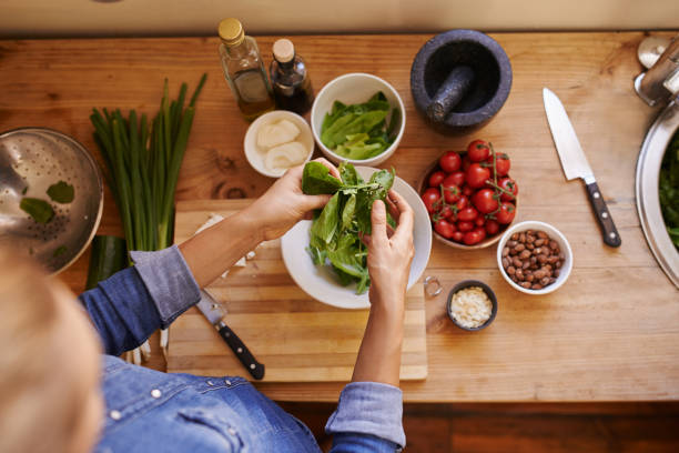 istock Leafy greens are the basis of any salad 891635004