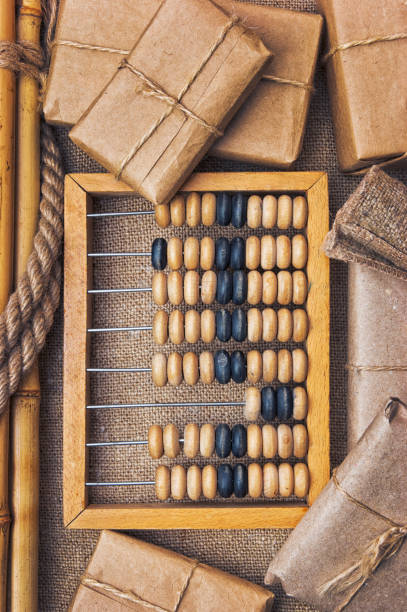 istock Still Life in a warehouse with  abacus 891662724