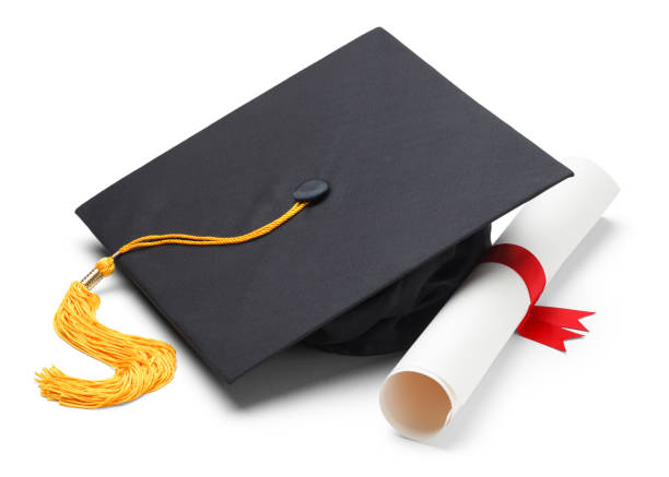 Mortar And Degree Stock Photo - Download Image Now - Mortarboard, Diploma,  Graduation - iStock