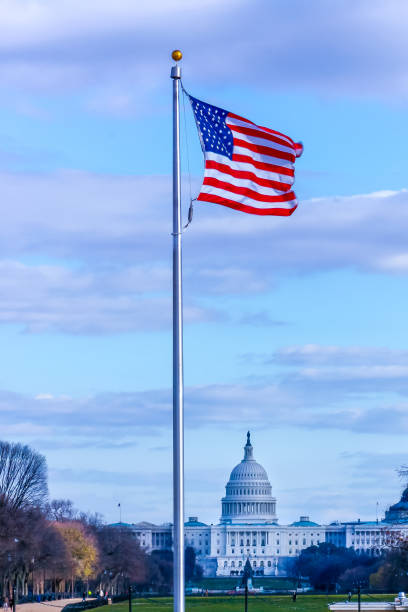 istock US Capital Building and American Flag, Washington, D.C. 891729182