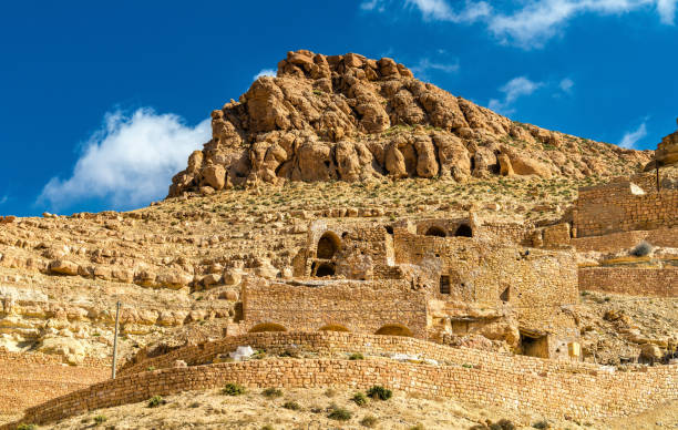 istock Arid landscape near Chenini in South Tunisia 891740430