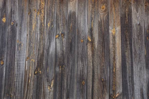 istock gray brown wood texture of wet boards on the wall 891758794