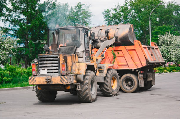 istock Heavy equipment eliminates the consequences of a hurricane 891765936