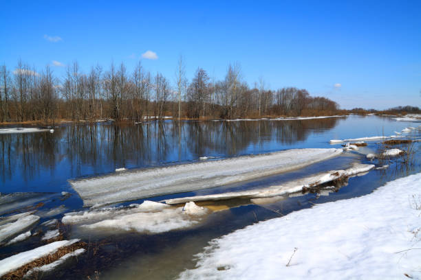 istock driving of ice on river 891772544
