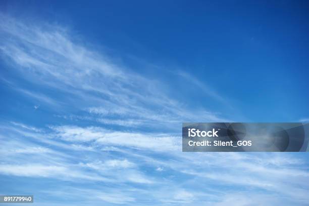 Blue Sky With Clouds Sky Background Stock Photo - Download Image Now - Cirrus, Sky, Blue