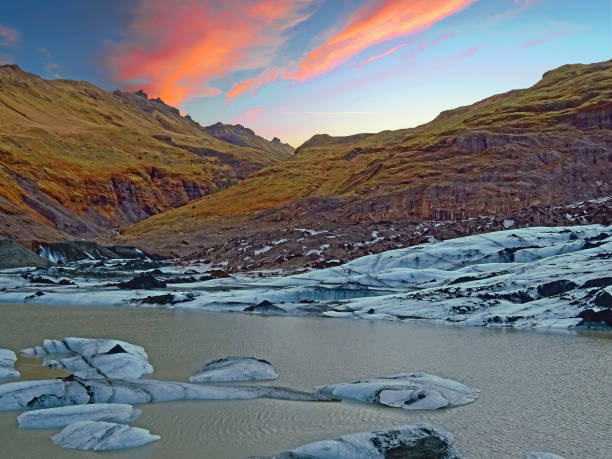 istock Solheimajokull Glacier in Iceland at sunset 891794640