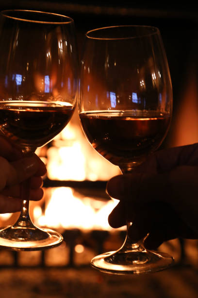 istock holiday valentine's day at the fireplace 891794662