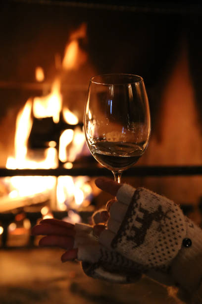 istock holiday valentine's day at the fireplace 891797646