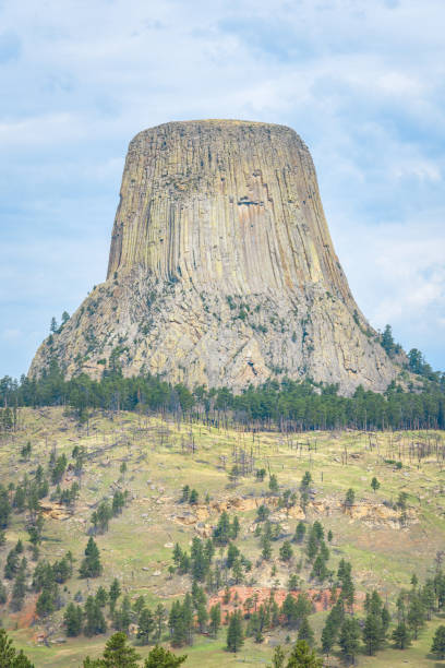 istock Devil's Tower monument in northeast Wyoming, USA. Travel America. Vertical layout. 891801166