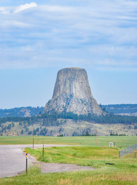 istock Devil's Tower monument in northeast Wyoming, USA. Travel America. Vertical layout. 891801168
