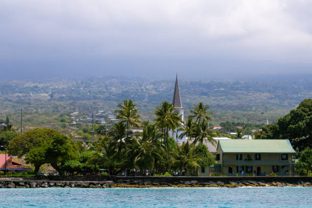 istock Downtown Kona, Hawaii Waterfront Landscape 891829936