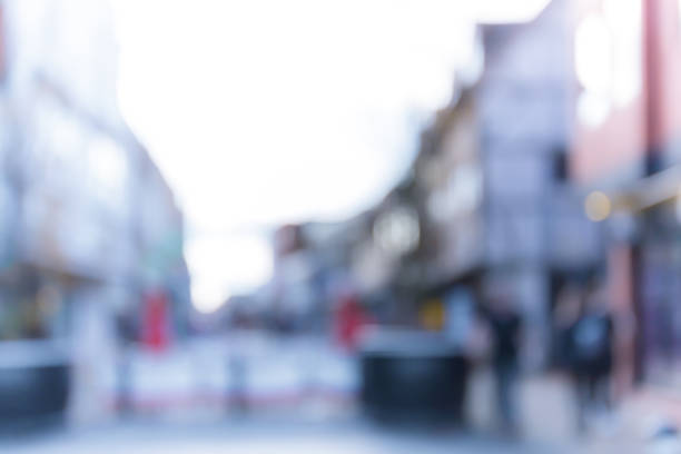 istock Blur Street background at Windsor, UK 891832630
