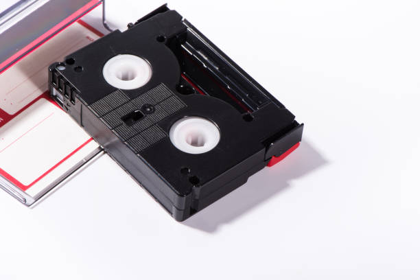 istock The black mini video tape. 891838528