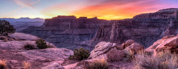 istock Shafer Canyon Sunrise Panorama 891864184