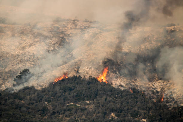 istock Flames Burn on Hills During California Wildfires Thomas Fire 891866780