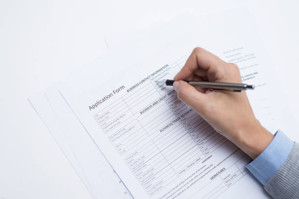 istock New employee filling blank 891869678