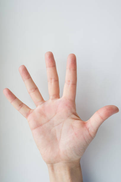 istock Closeup of Five Fingers Up 891872504