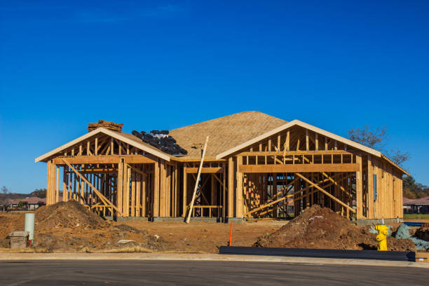 istock Framing Of New Home 891888584