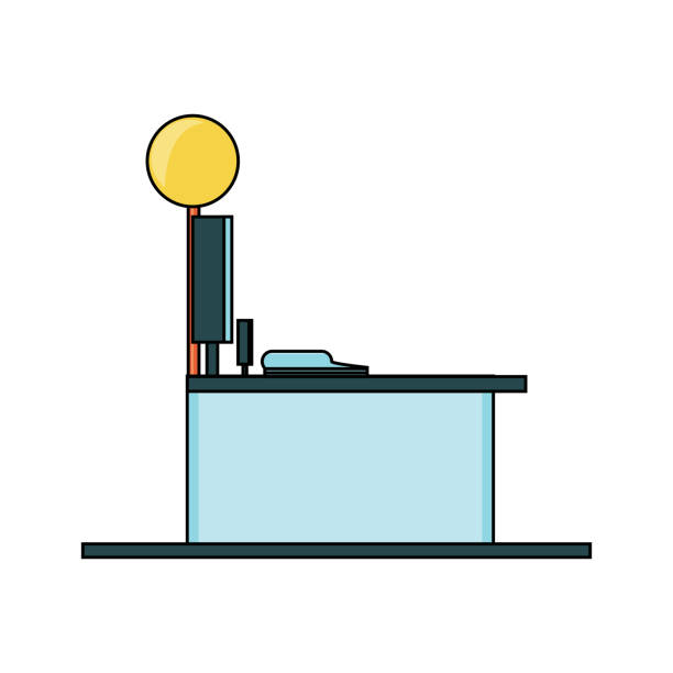 illustrations, cliparts, dessins animés et icônes de conception de caisse enregistreuse de supermarché - supermarket cash register checkout counter credit card