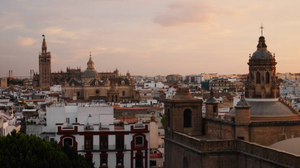 istock Seville City Skyline at Sunset 891942130