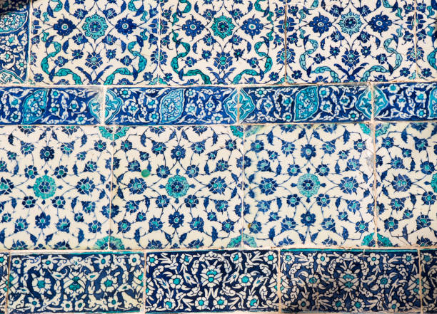 istock Floral art pattern example of Ottoman time 891945960