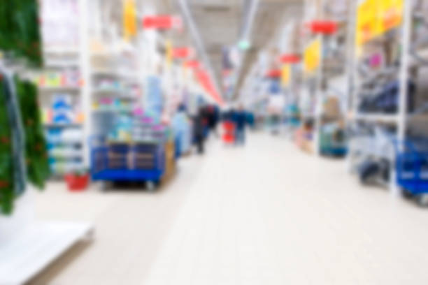 istock Blurred background of the store 891956292