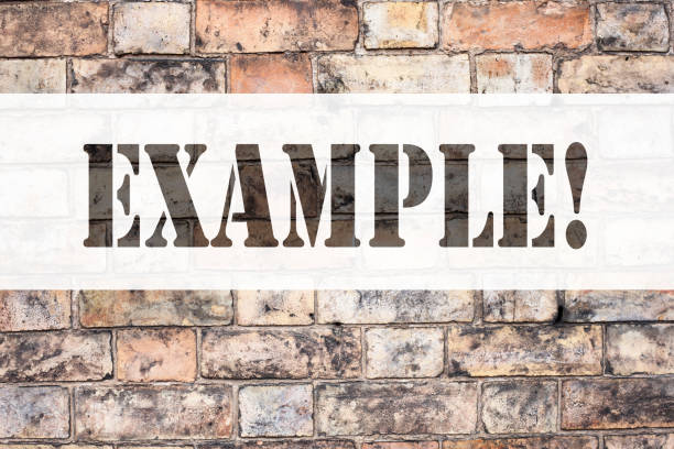 istock Conceptual announcement text caption inspiration showing Example. Business concept for Instance Illustration Paradigm For Instance written on old brick background with copy space 891968998
