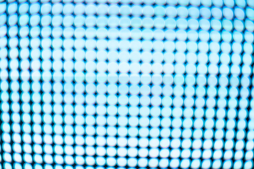 LED dots in array in display planel