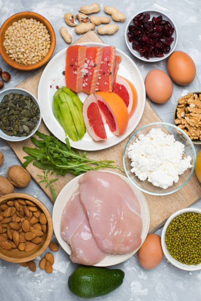 istock Set of healthy protein source food 892009710