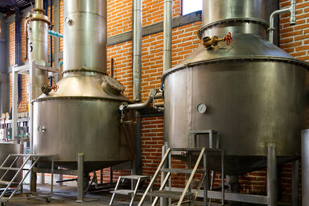 Agave distillery, the making of tequila, Mexico