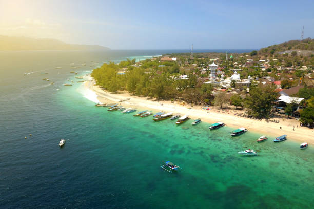 istock Top view of one of Bali's beaches 892022324