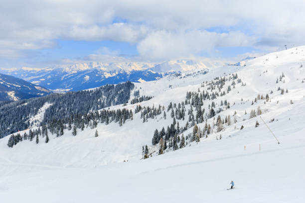 istock Winter landscape in Alps 892028328