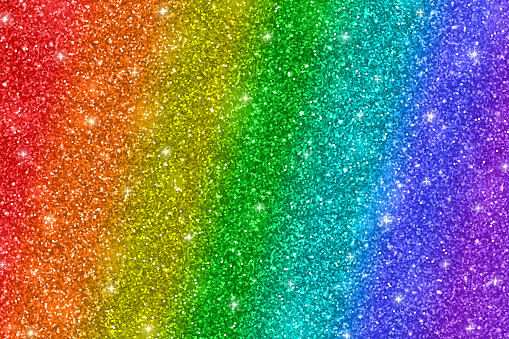 Rainbow Glitter Background Stock Illustration - Download Image Now - Rainbow,  Glittering, Glitter - iStock