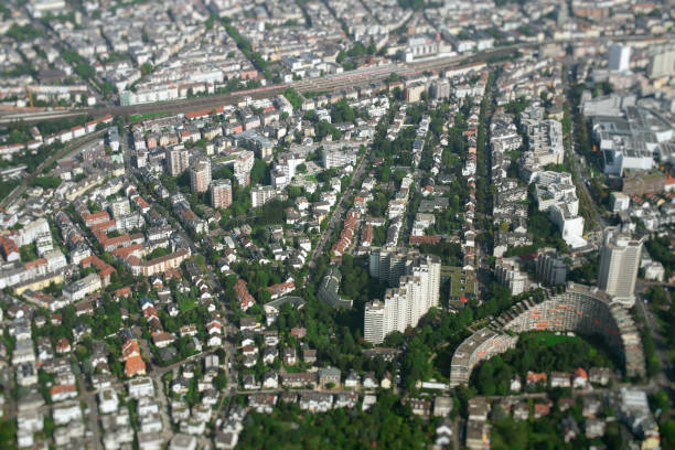 istock Aerial view of Frankfurt am Main, Germany. 892029136