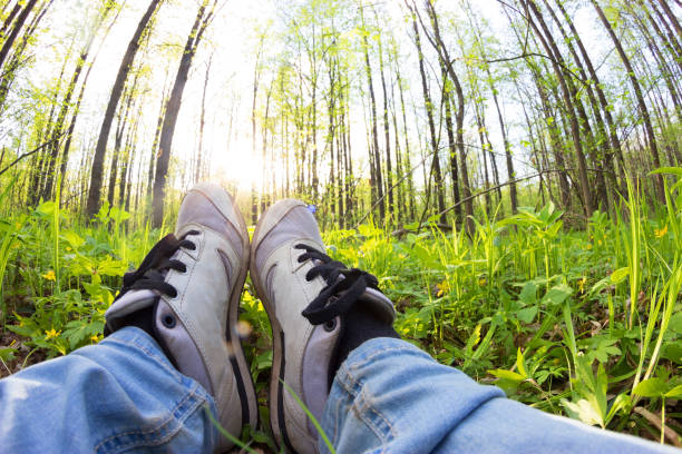 istock woman legs in sneaker 892038826