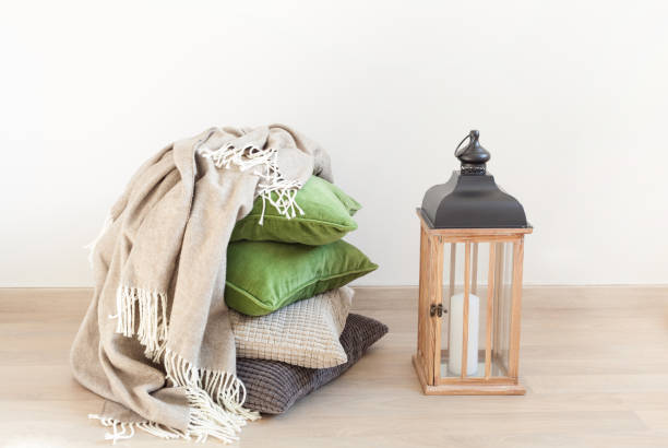 istock gray and green cushions cozy home interior 892042708