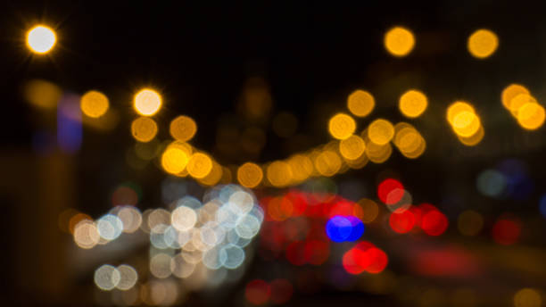 istock Moscow city traffic bokeh 892046758