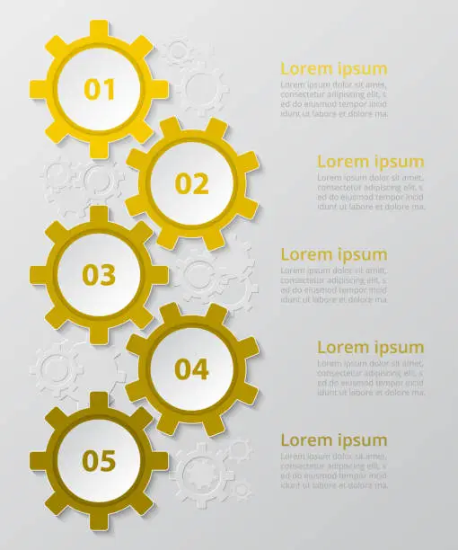 Vector illustration of Vector infographic template