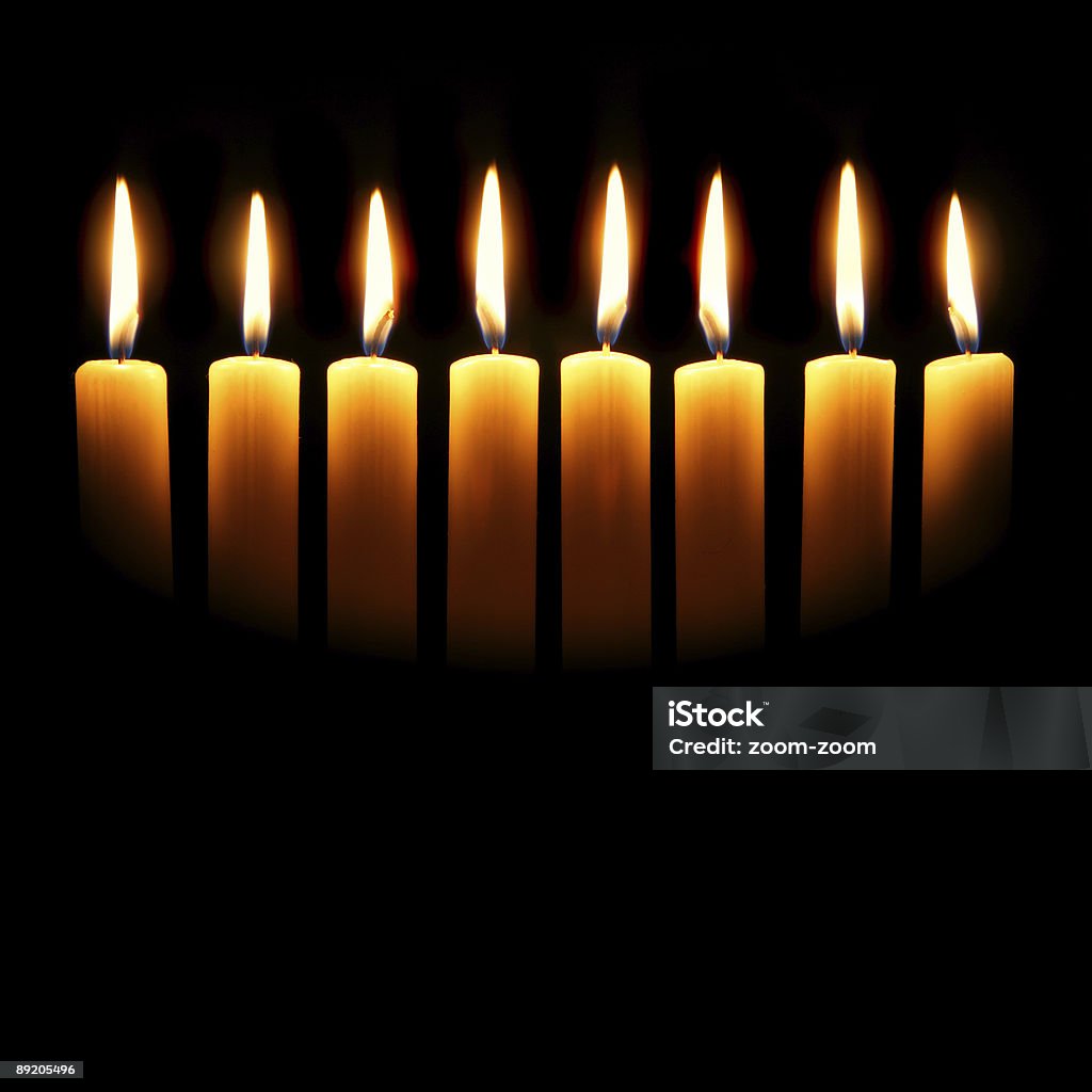 Channukah candele - Foto stock royalty-free di Attrezzatura per illuminazione