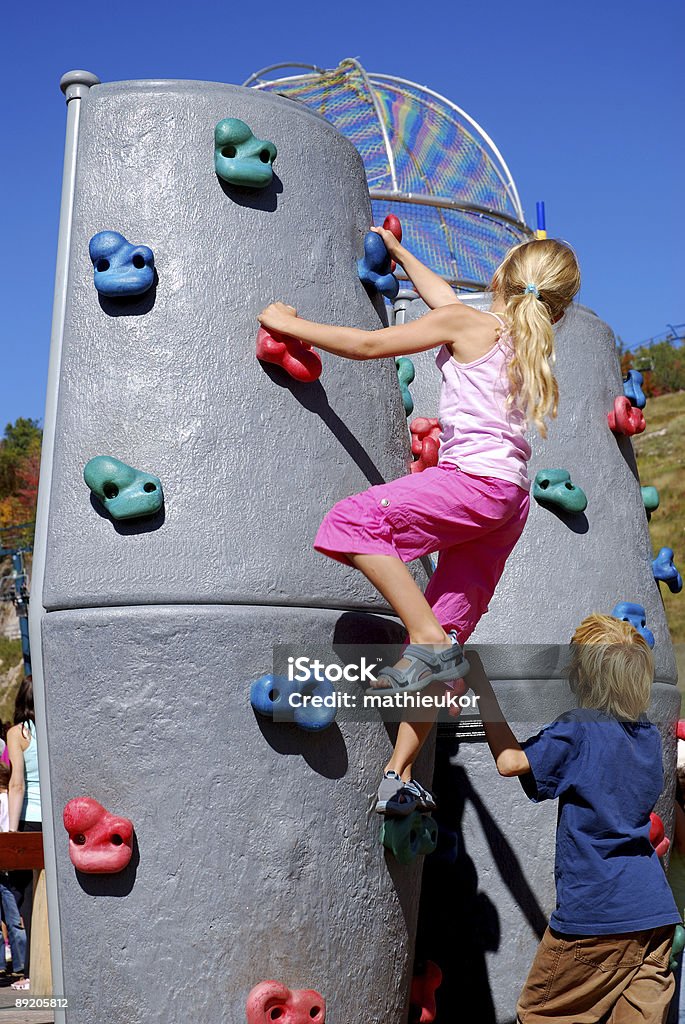 Parete d'arrampicata - Foto stock royalty-free di Abilità