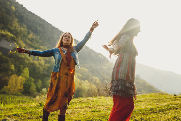 Playful mother and doughter stock photo