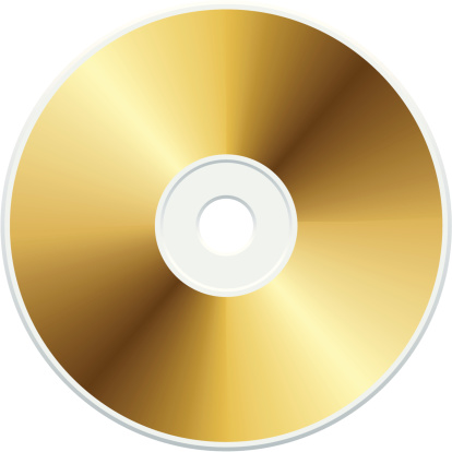 Cd R Background Gold Gold Cd Stock Illustration - Download Image Now - Compact Disc, Gold ...