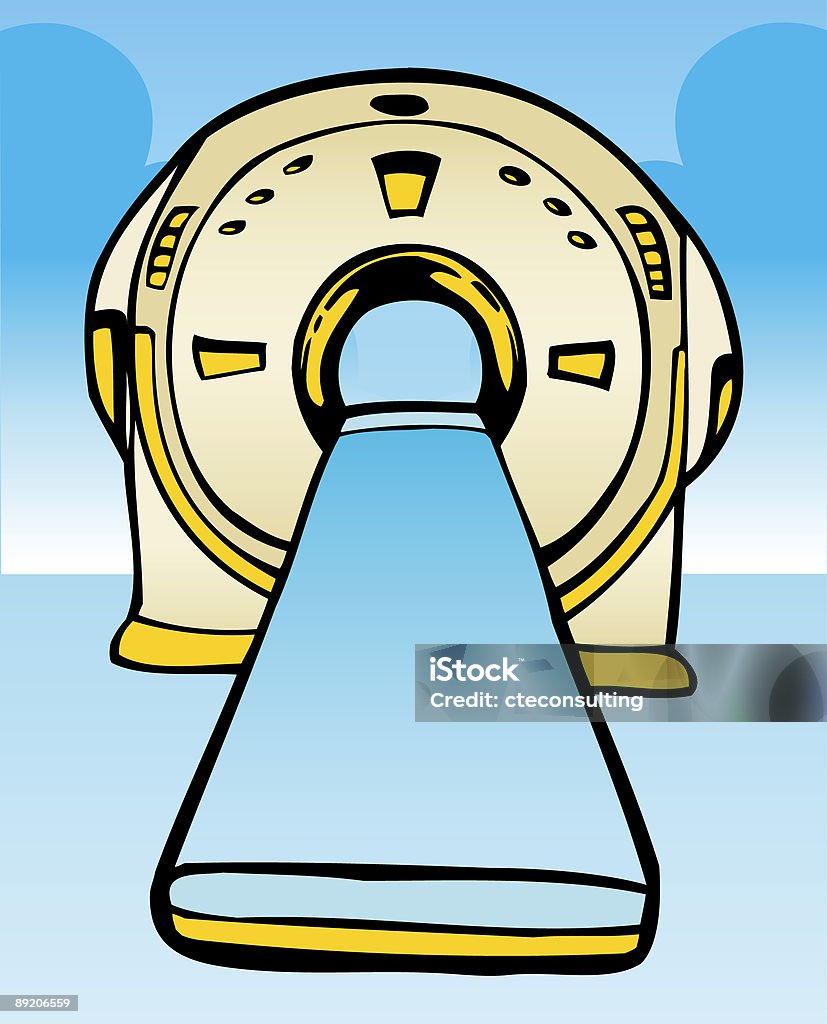 Máquina de MRI - Ilustración de stock de Artículo médico libre de derechos