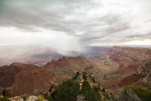istock View at the Grand Canyon landscape with thunderstorm 892065954