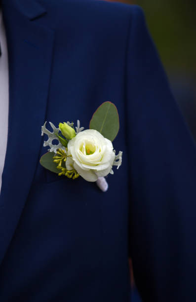 istock The rose is in the man's lapel 892079408
