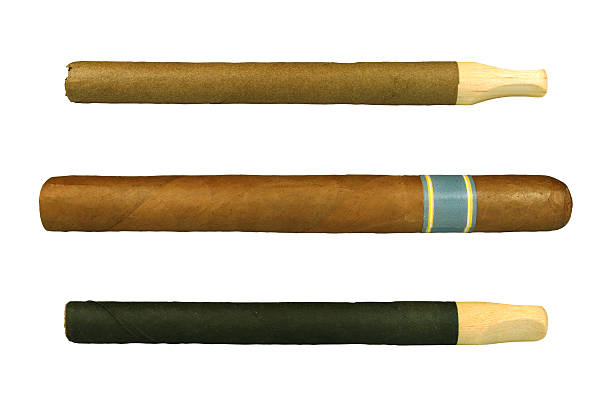 Three Cigars stock photo