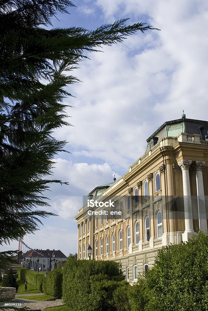 Edificio Galleria nazionale - Foto stock royalty-free di Aiuola